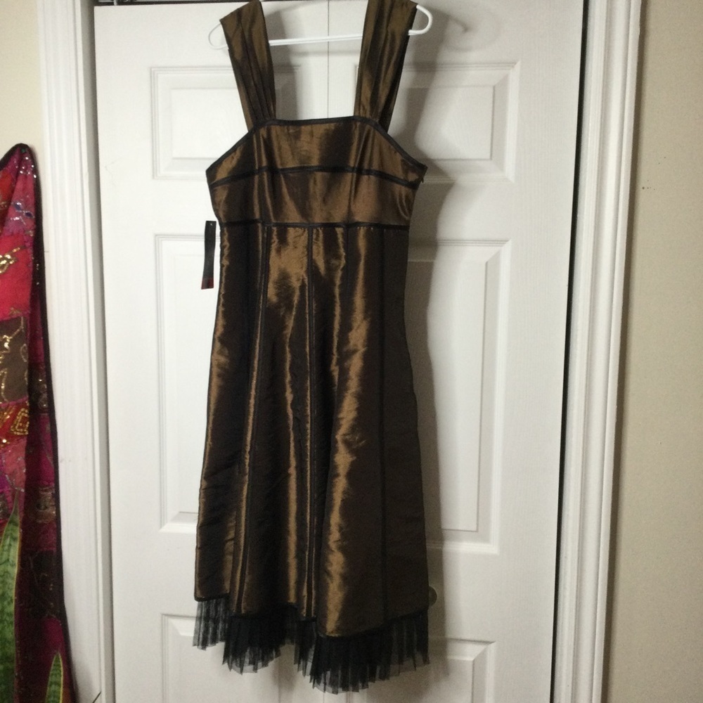 New Gilani Bronze event dress